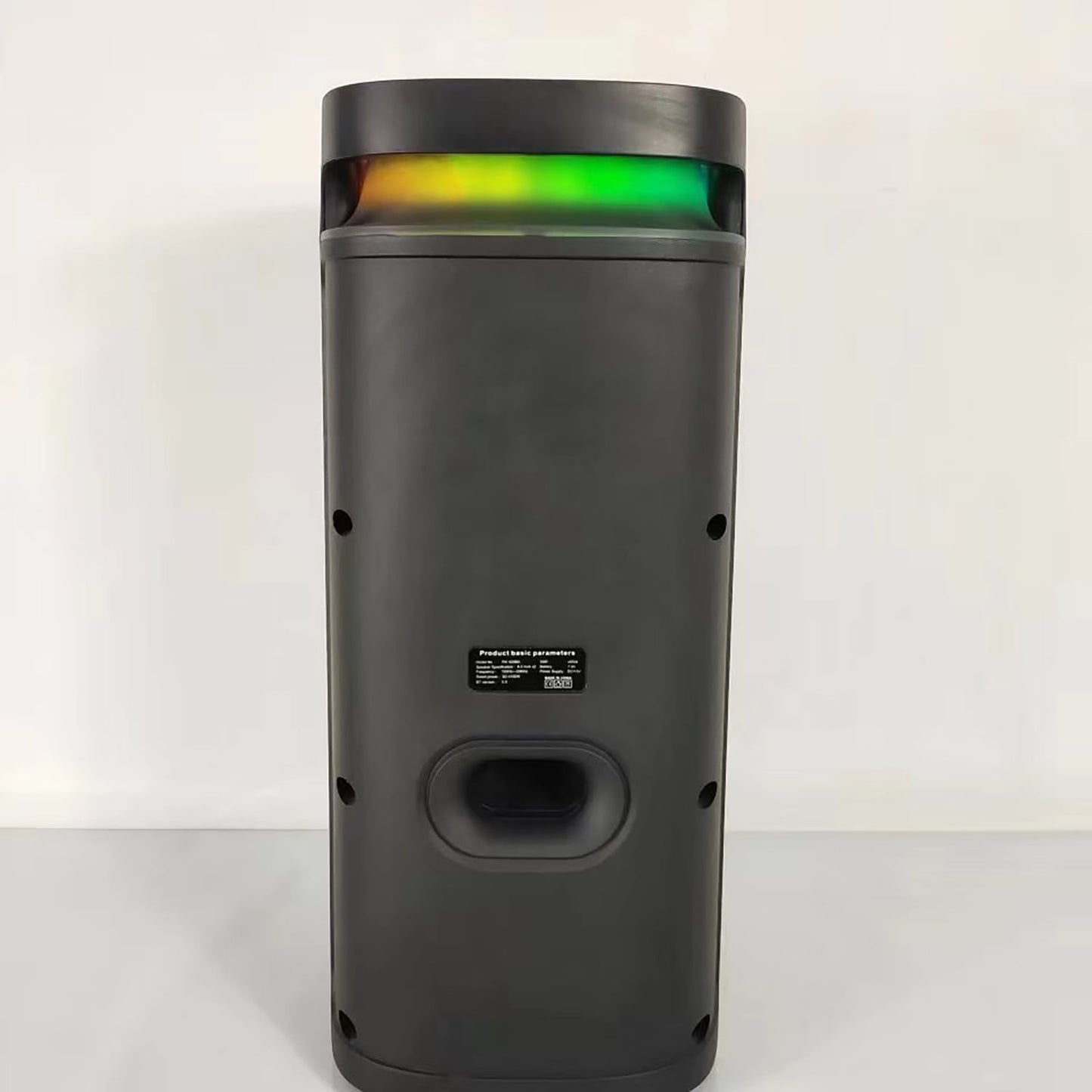 Kivdit Karaoke Machine with 2 Wireless Microphones,Portable Bluetooth Karaoke Speaker for Adults & Kids,Big Party PA System with RGB Lights