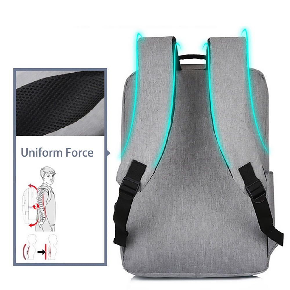 KIVDIT School Backpack, School Bag Laptop Backpack Travel Bookbag for Boys Girls Women Men, Gray