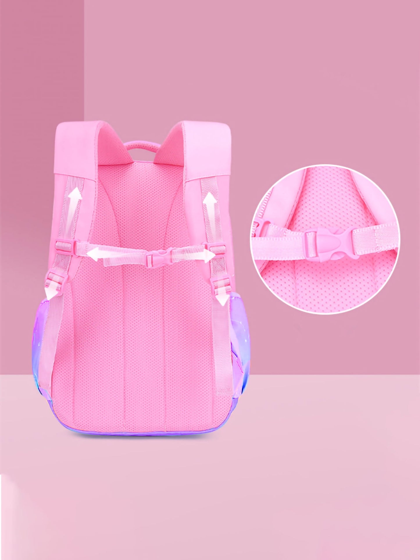 KIVDIT School Backpacks for Girls, Kids School Bags Bookbag Gifts, Pink