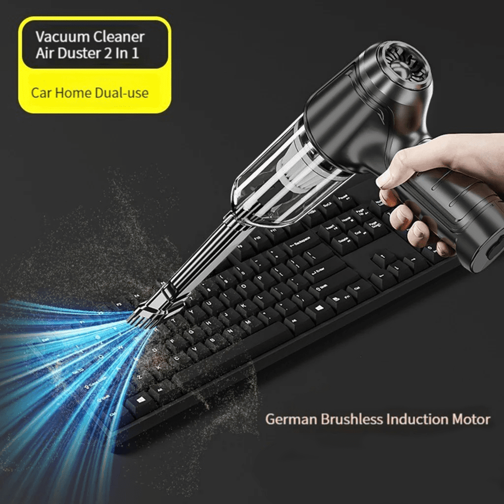 Kivdit Cordless Handheld Vacuum,12000Pa Wet Dry Car Vacuum Cleaner, Rechargeable Portable Vacuum Cleaner for Car Home Office