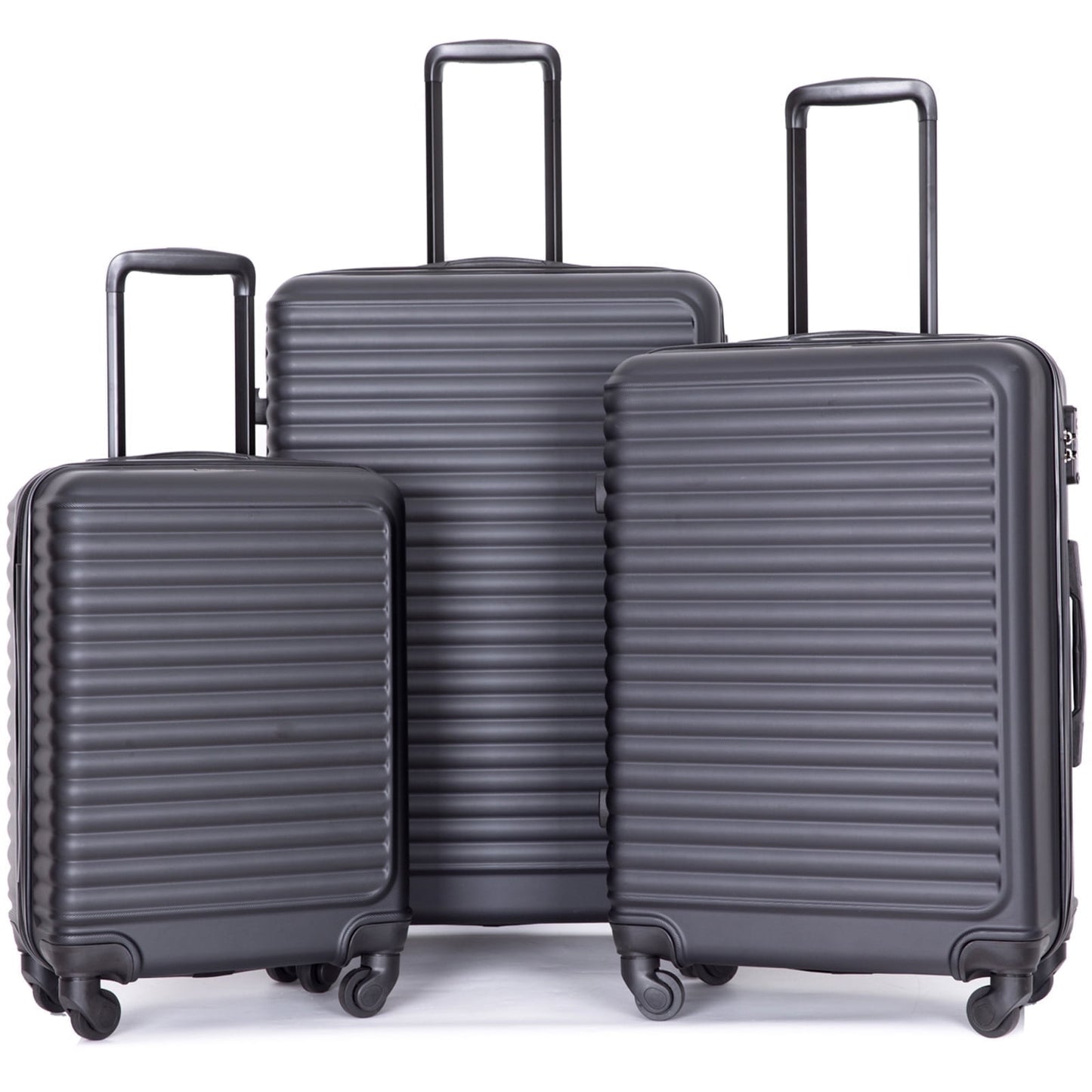 KIVDIT 3 Piece Luggage Sets Hardshell Suitcase with TSA Lock Spinner Wheels, 20in24in28in