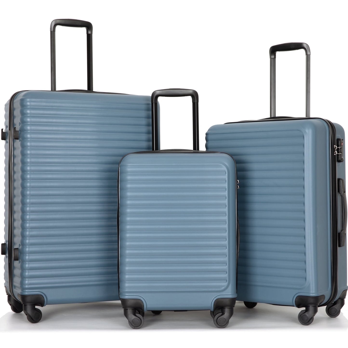 KIVDIT 3 Piece Luggage Sets Hardshell Suitcase with TSA Lock Spinner Wheels, 20in24in28in