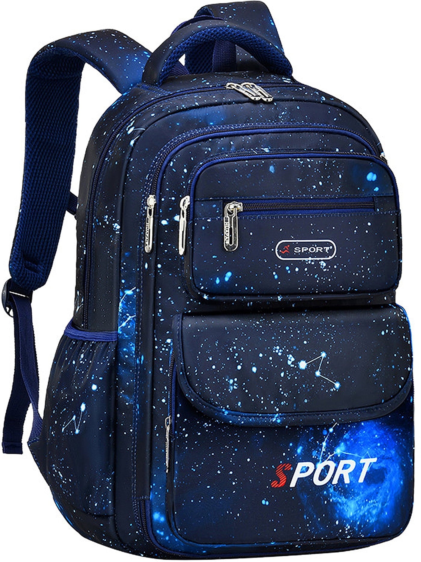 KIVDIT School Backpacks for Boys, Kids Backpacks Children School Bag Bookbag Student Travel Backpack, Blue