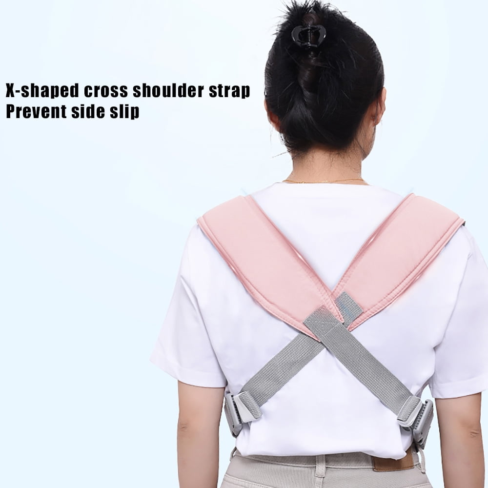 Kivdit Baby Carrier Newborn to Toddler Adujustble Baby Wrap Carrier Breathable Ergonomic Infant Carrier in All Seasons,Pink