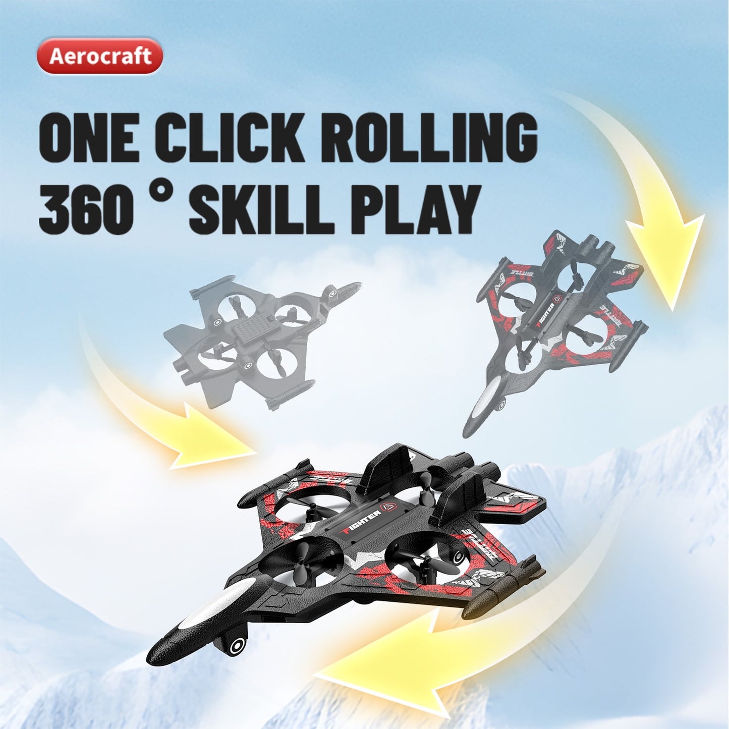 Kivdit RC Plane with 2 Batteries,2.4GHz Remote Control Airplane with Light for Kids Adults Beginners