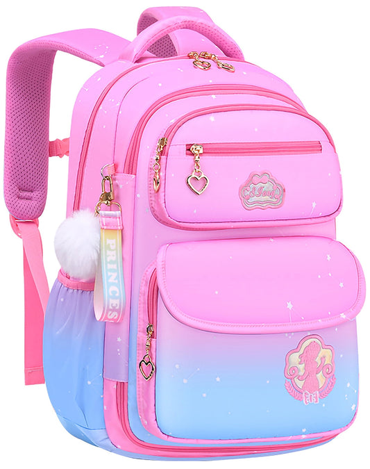 KIVDIT School Backpacks Bags for Girls, Waterproof Bookbags Gifts for Kids Teens Students, Pink