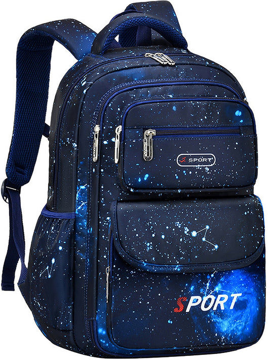 KIVDIT School Backpacks for Boys, Kids Backpacks Children School Bag Bookbag Student Travel Backpack, Blue