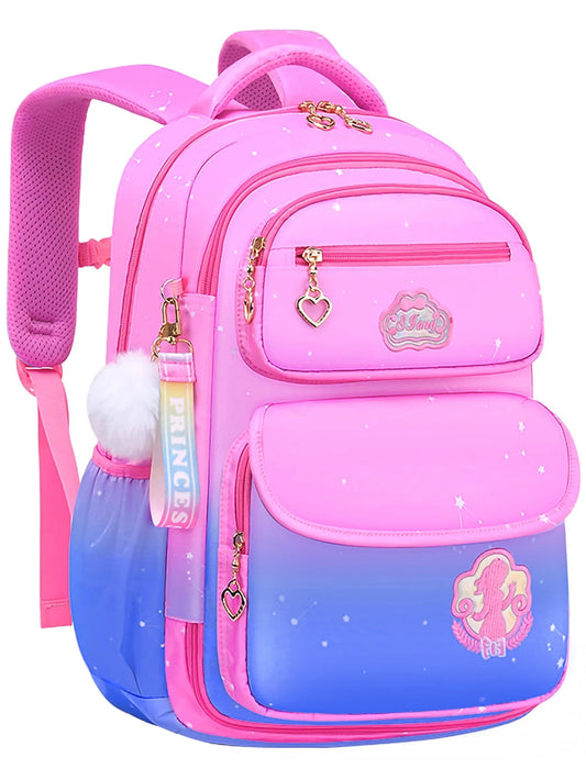 KIVDIT School Backpacks for Girls, Kids School Bags Bookbag Gifts, Pink