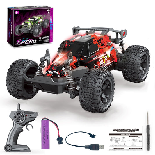 Kivdit Remote Control Cars,1:18 High Speed RC Cars,20+ km/h All Terrain Off Road Vehicle,Toys Gifts for Boys Girls Kids