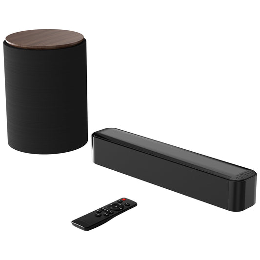 KIVDIT 2.1ch Sound Bar for TV,Small Soundbar with Subwoofer,Surround Sound System & Bass Adjustable Home Theater TV Speaker,Bluetooth 5.4,OPT,COAX,ARC,AUX,USB