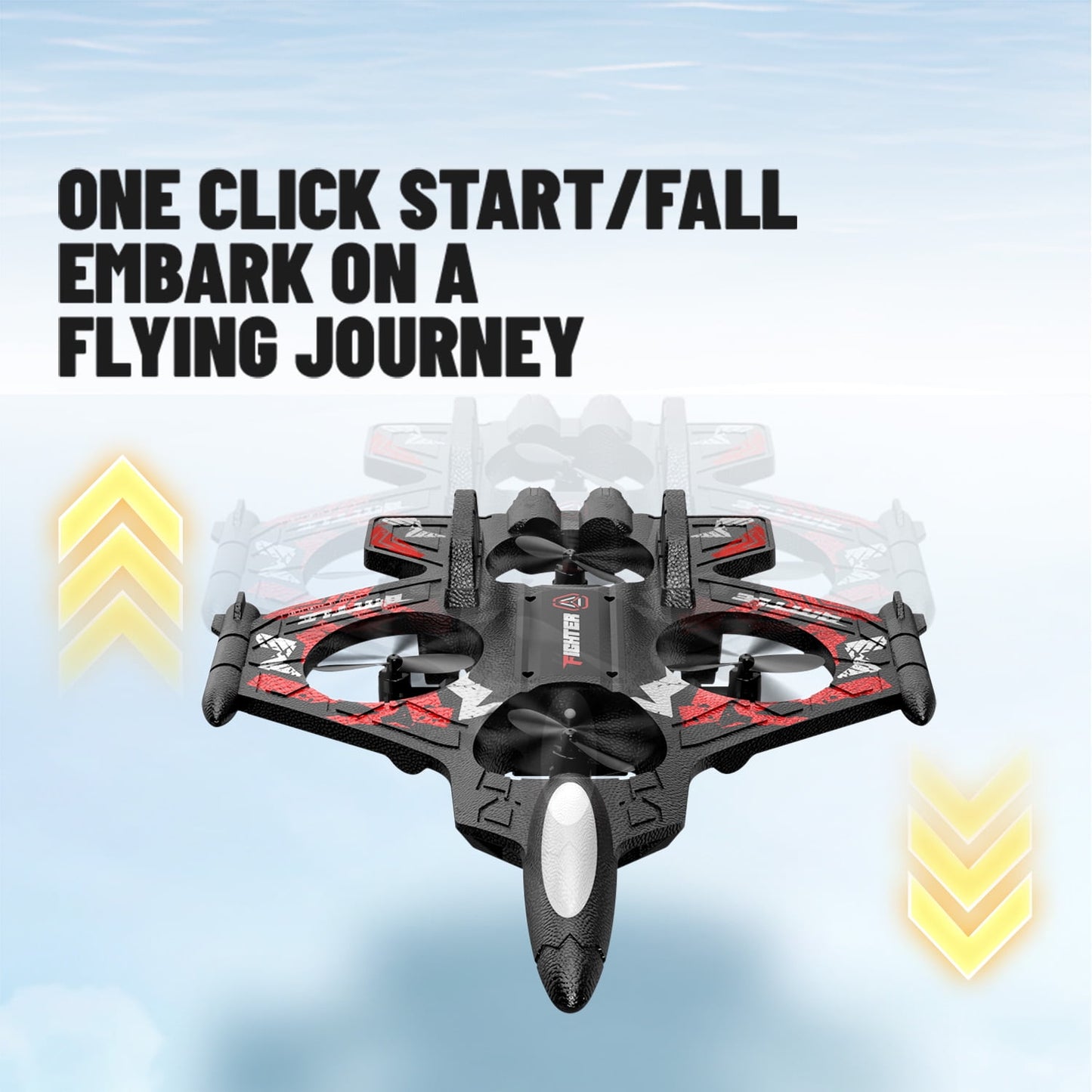 Kivdit RC Plane with 2 Batteries,2.4GHz Remote Control Airplane with Light for Kids Adults Beginners
