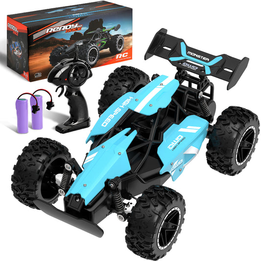 Kivdit Remote Control Cars,1:18 High Speed RC Cars,20+ km/h All Terrain Off Road Vehicle,Toys Gifts for Boys Girls Kids